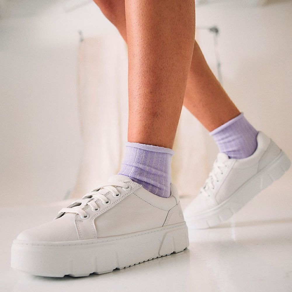 NEW! Timberland Laurel Court Low Lace-Up White Women’s Sneaker Sz 9.5 or 10